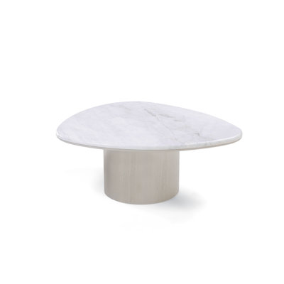 Jade Medium Coffee Table with Calacata Marble