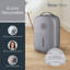 Swan SH16501 5L 2-in-1 Dehumidifier & Air Purifier with LED Display, 3 Modes, Intelligent Humidity Sensor, Carbon Filter, 1.5L Water Tank, 155W, Grey