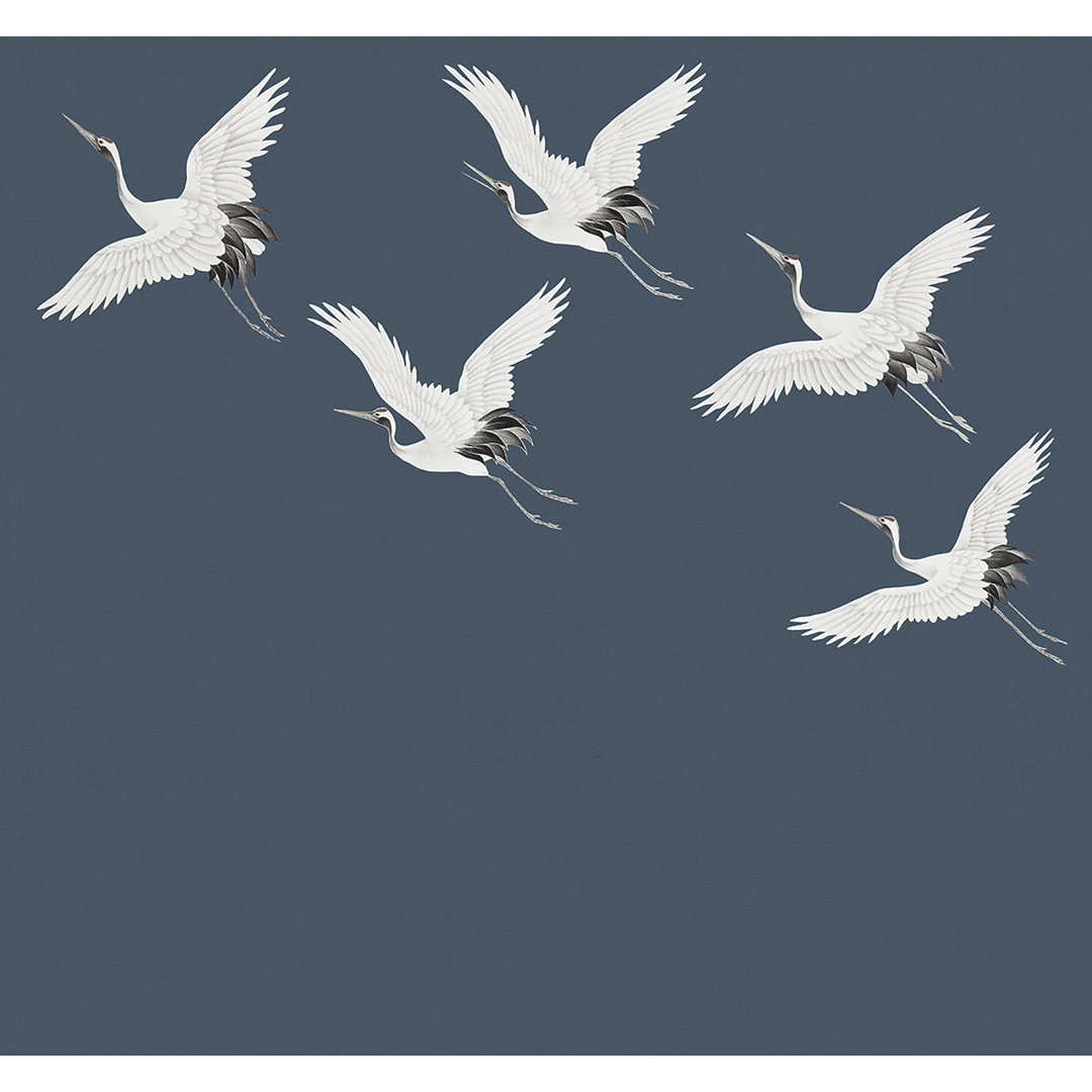 Superfresco Easy Cranes in Flight Print To Order Fixed Size 2.8m x 3m Mural