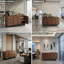 Buffet en noyer de 59 pouces