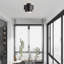 Plafonnier semi-encastré noir moyen 2 lumières Acklin-236494882-236494883