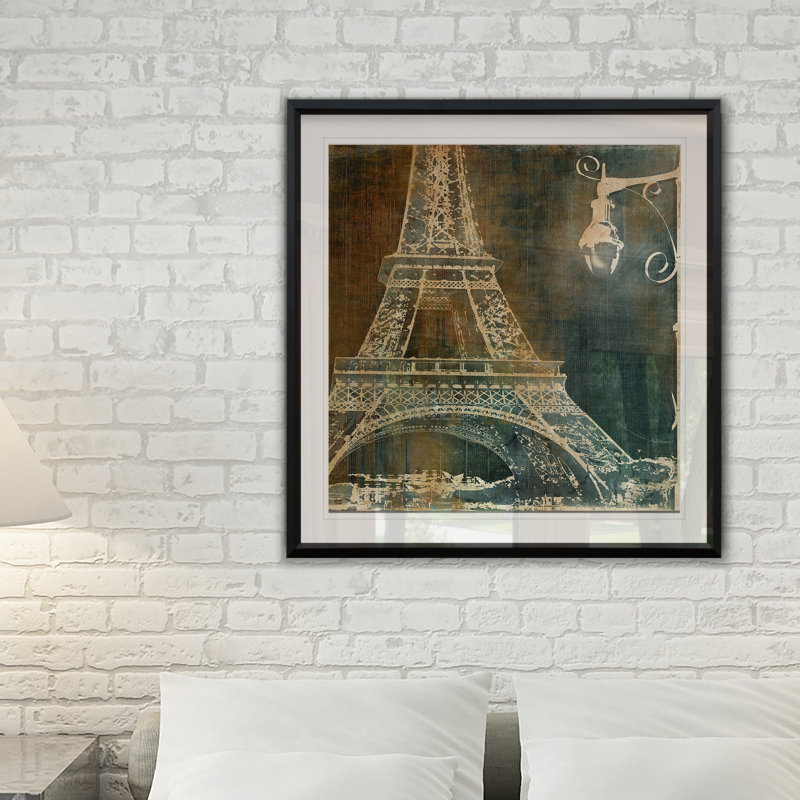 Nighttime Paris - reproduction de cadre photo, H 30,5 po x l 30,5 po x P 1,5 po
