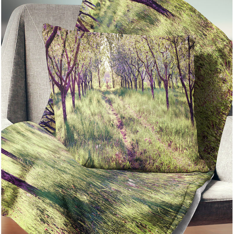 Coussin Blossom Apples Garden, 16 po x 1 po, Carré