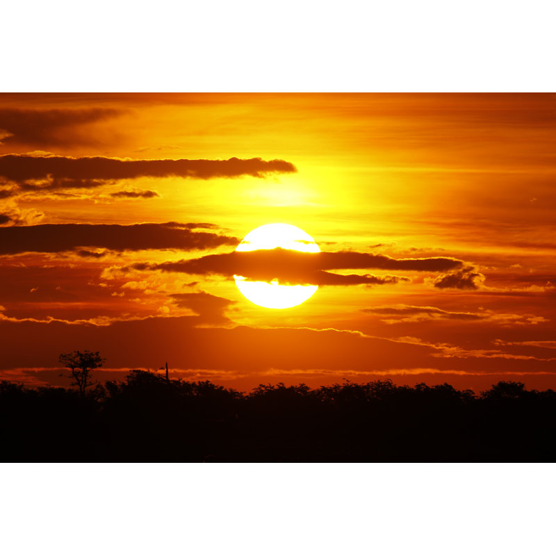 Bregman Sunset Clouds - Wrapped Canvas Print, 81cm H x 122cm W x 3.8cm D