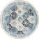 Alfa Rich Ultra-Thin Floral Blue Cream Washable Non-Slip Area Rugs for Living Room Bedroom Kitchen