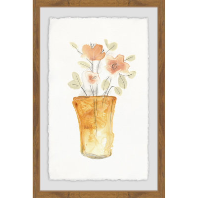 Blossom Pop Study I - Single Picture Frame Painting