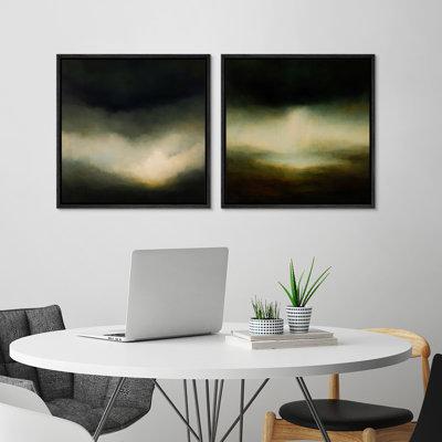 Art mural encadré, rétro, antique et classique pour chambre à coucher - 16 po x 16 po
