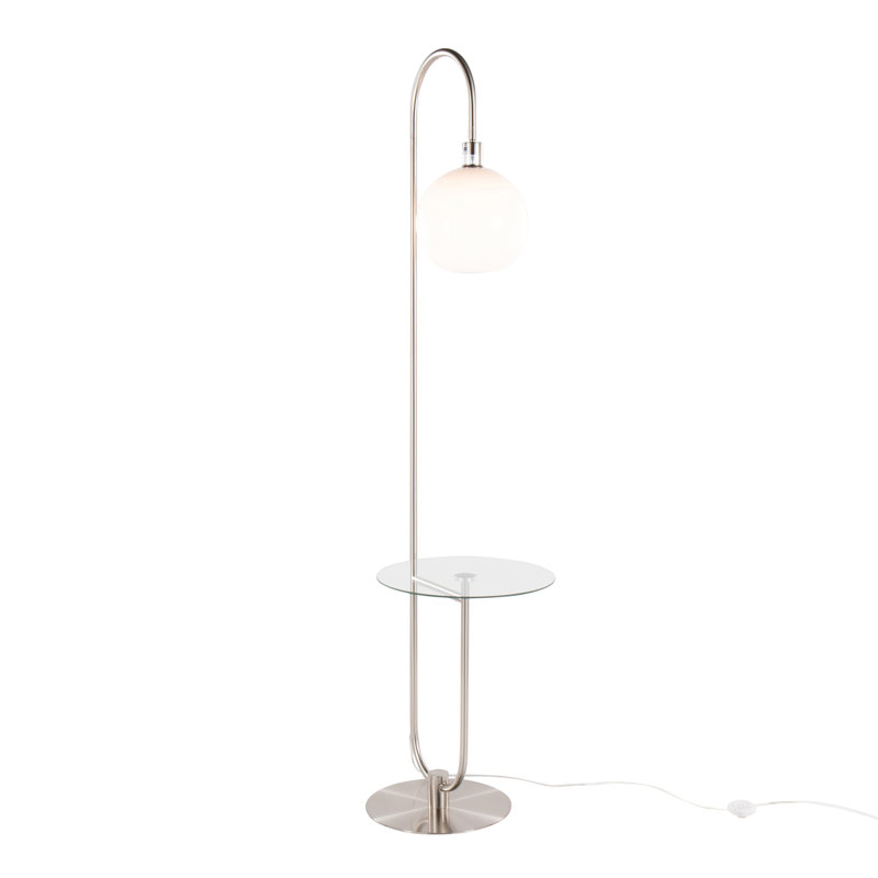 Trombone Contemporary/Glam Floor Lamp