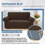 Housse de canapé 1 pièce super extensible pour canapé 3 coussins Housse de canapé en jacquard antidérapante la plus récente Housse de canapé épaisse pour animaux de compagnie Protecteur de meubles avec bandes élastiques (canapé, kaki)-724677406-724677405