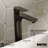 Karran Valera 16'' Vitreous China Vessel Bathroom Sink With Faucet and Drain in Matte Black