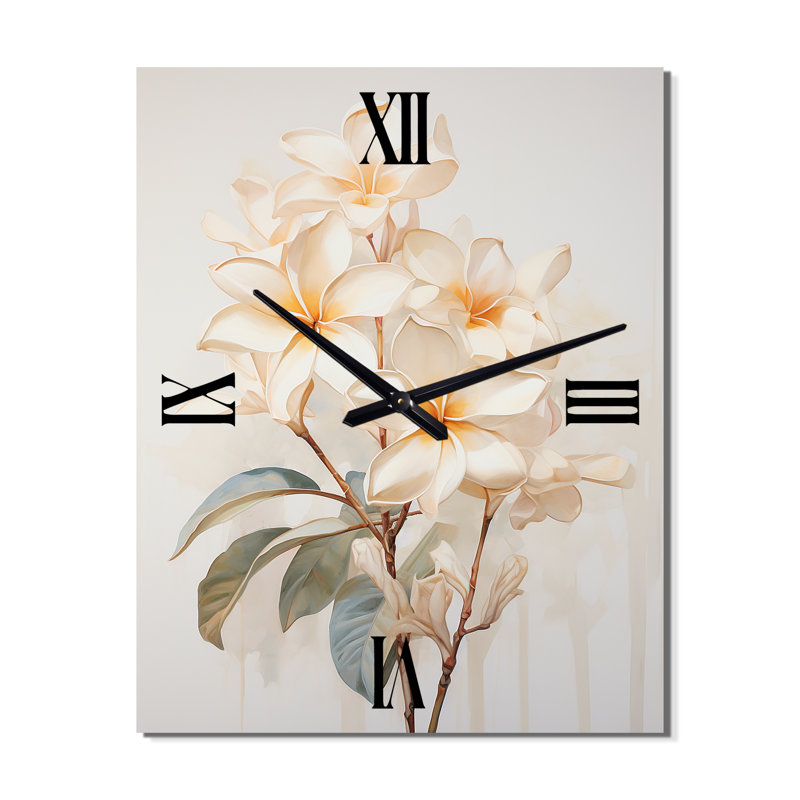 Horloge murale Aaston - Plumeria, Petit