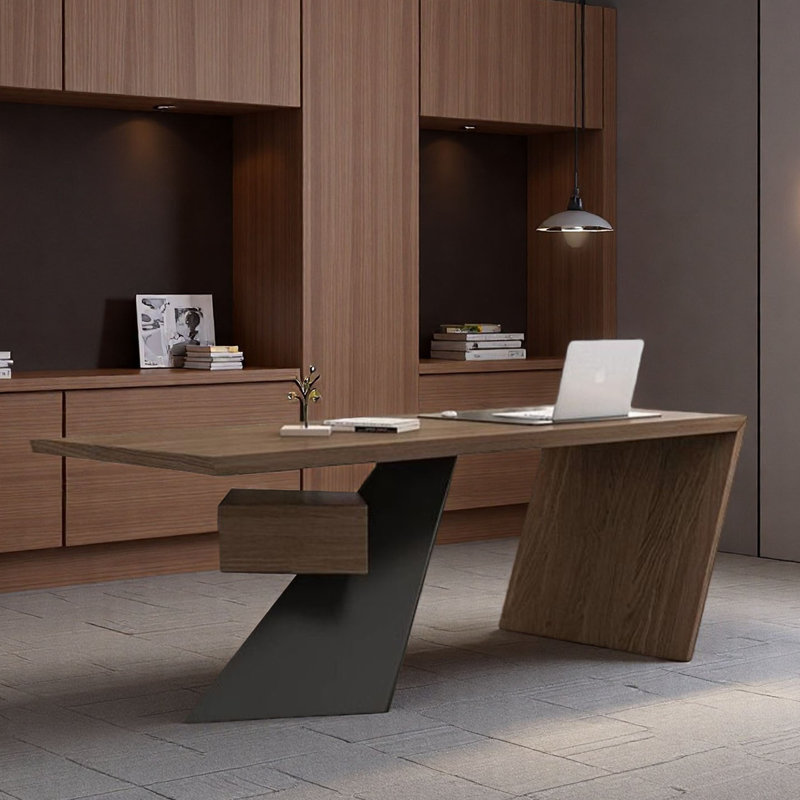 Bureau double caisson Modern, H 29,5 po x l 86,6 po x P 35,4 po
