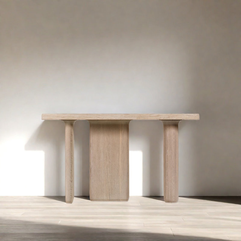 Console rétro minimaliste, H 31,5 po x l 59,06 po x P 15,75 po