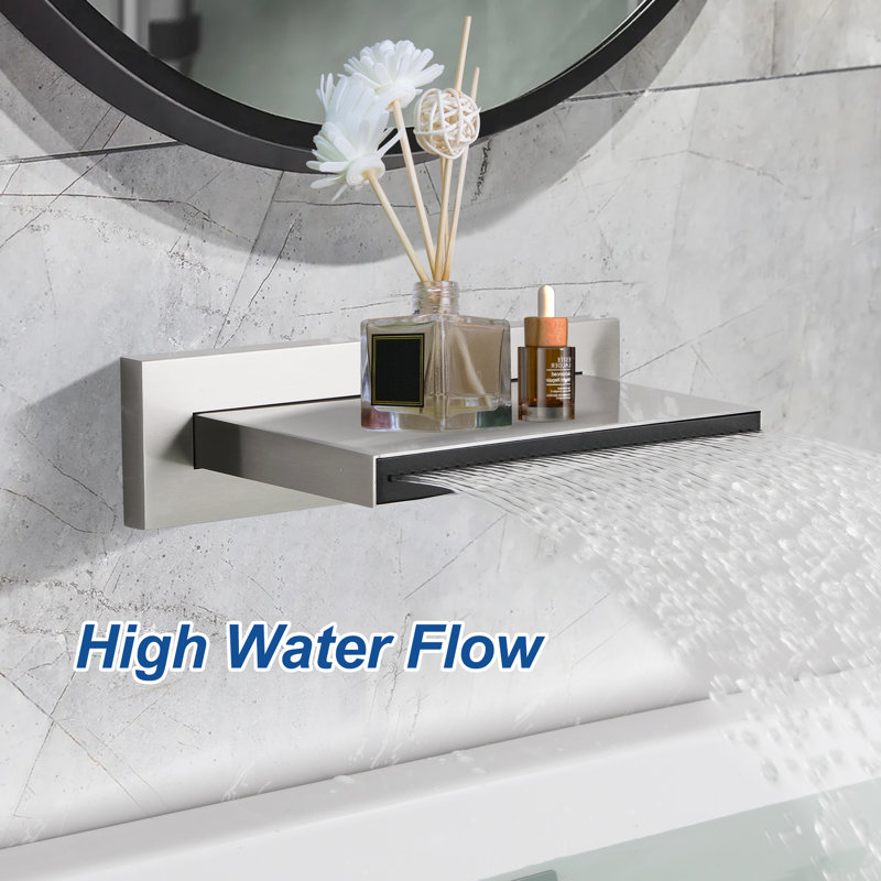 Tub Filler, Brushed Nickel