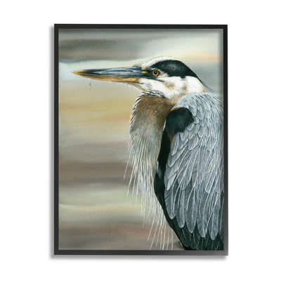 «Heron Bird Feather», estampe numérique par Dave Bartholet