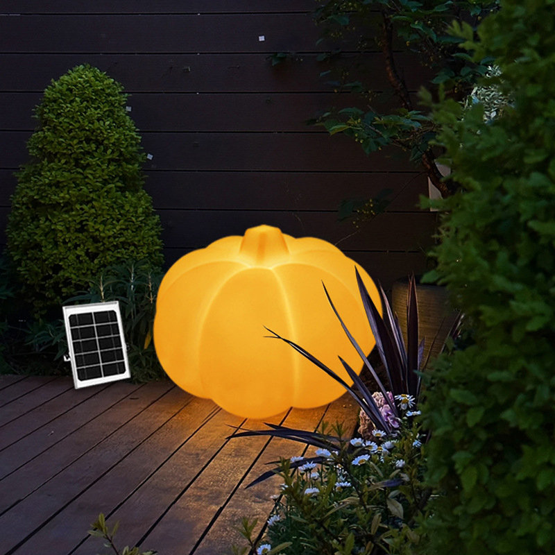 Outdoor Solar Halloween Pumpkin Lantern Light