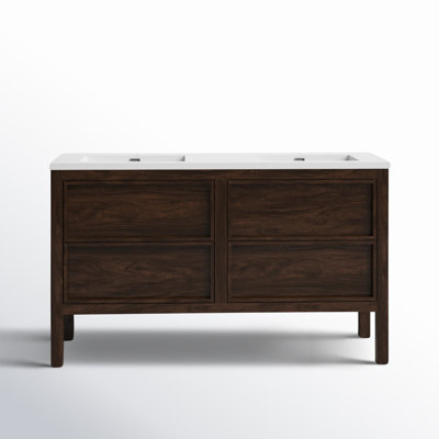 Gonzalo 55'' Double Bathroom Vanity