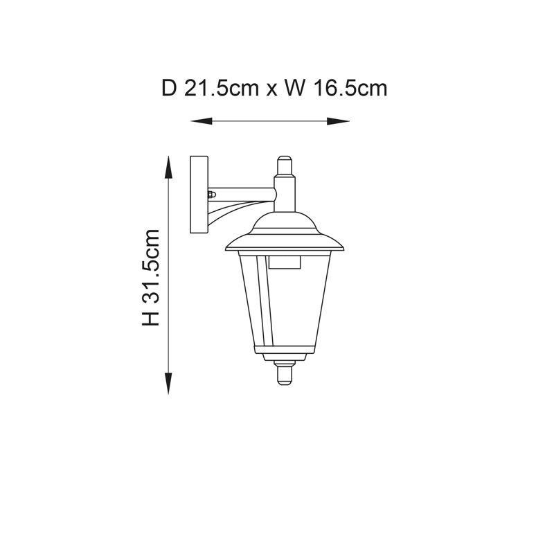 Rumbaugh Stainless Steel 31.5cm H Outdoor Wall Lantern