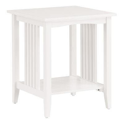 Wenger Solid Wood End Table