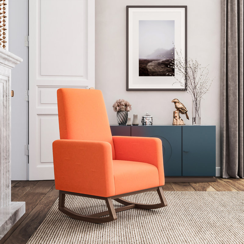 Chaise berçante Jancar, Orange