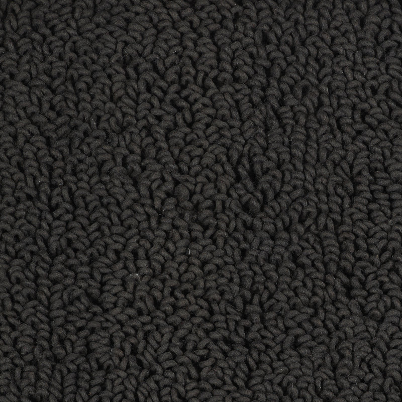 Indigo Solid Colour Wool Hand Woven Area Rug, Rectangle 200 x 300cm