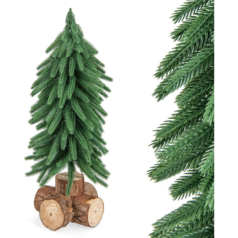 Lighted Artificial Cedar Christmas Tree