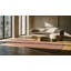 Tribal Geometric Striped Antique Caucasian Shirvan Hallway Runner Rug