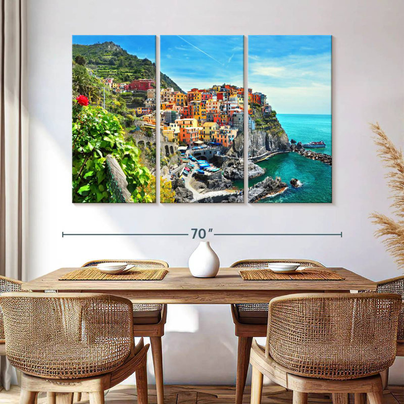 Kavia Manarola, ville italienne, H 42 po x l 65 po