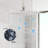 Rain Fixed Shower Head 2.0 GPM GPM-94393371