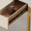 Bureau double caisson en pierre frittée avec tiroirs-623012329