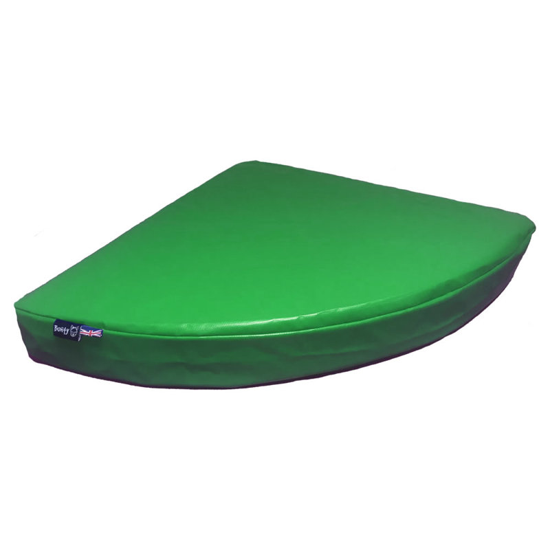 Beverly Orthopedic Pet Bed, Green, X-Small (87cm W x 62cm D x 10cm H)