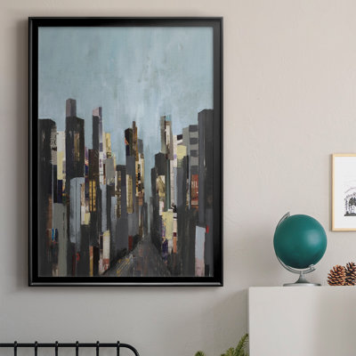 «City Beat», reproduction encadrée de qualité supérieure - prête à être accrochée