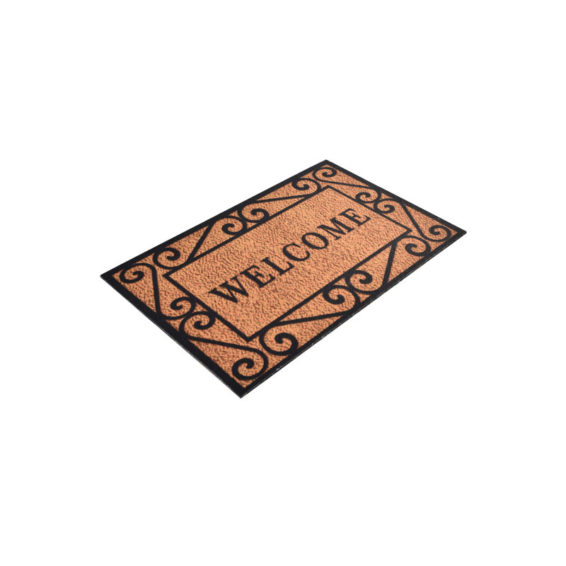 Durable PVC Doormat, Non-Slip Underside, 15.7 x 23.6 inches | 100% PVC Material, Machine Washable at 86°F | Perfect for Indoor & Outdoor Use, Easy to Clean, Stylish & Functional Welcome Mat