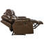 Canapé inclinable en cuir avec accoudoirs coussinés 90 po Akylah-48124751