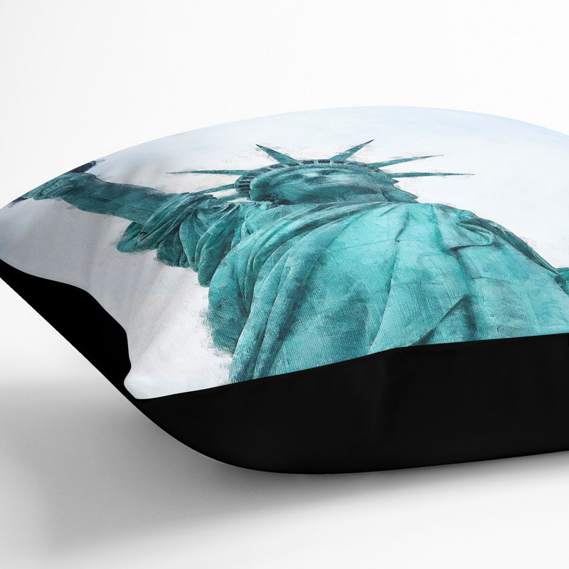 Square Throw Cushion, Black, 55cm H x 55cm W x 20cm D