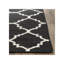 Rodgers Hand Woven Flat Weave Wool/Cotton Geometric Rug in Ivory/Black-1809902017