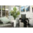 64'' Faux Rubber Plant Plant in Fiberstone Planter