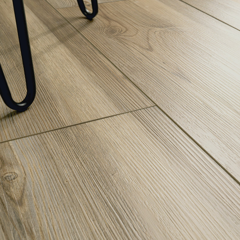 Ackland Parkland 9 po x 60 po 6,5 mm 20MIL Plancher de vinyle rigide à noyau rigide imperméable, Cendre Aura