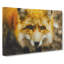 Curious Fox Painting - Wrapped Canvas-56655425