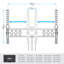 Bowfield Symple Stuff Multi-Screen Electronic Mount