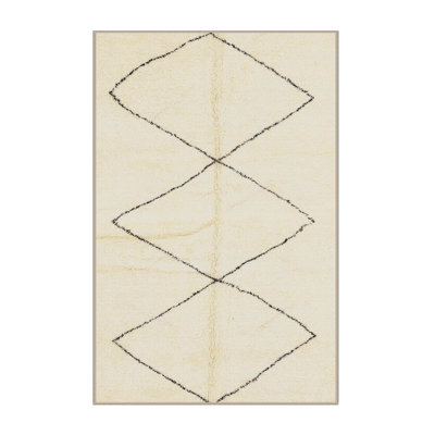 Wool Abstract Indoor Rug