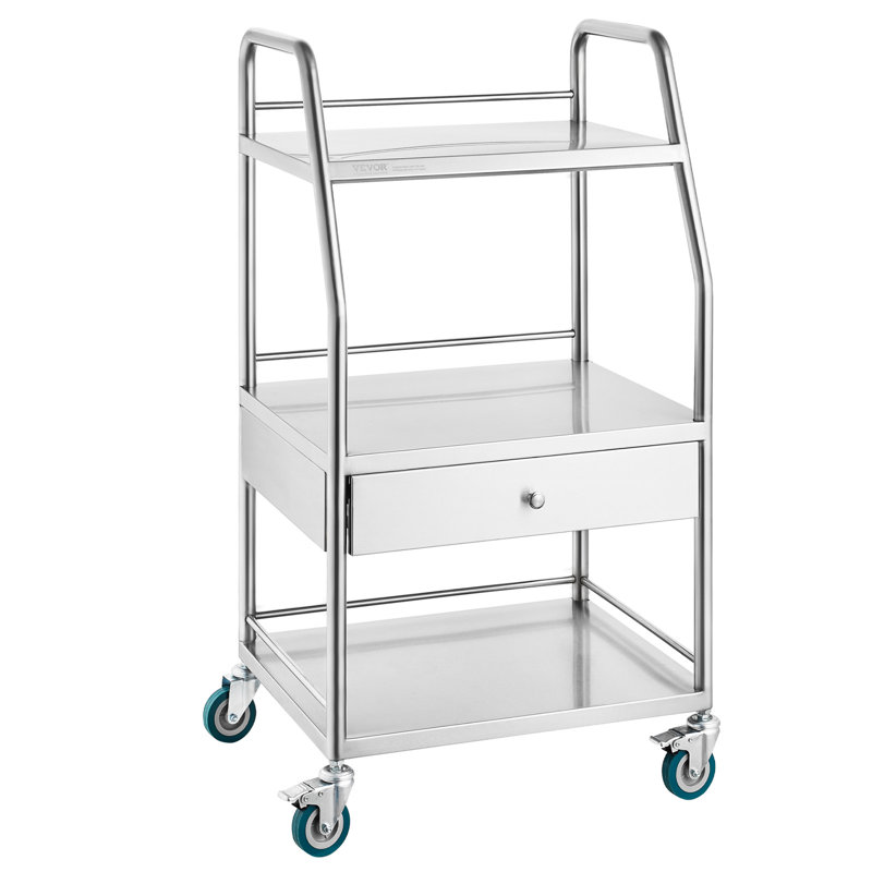 38.98'' H x 21.26'' W Utility Cart