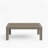 43" X 24" All-Weather Metal Outdoor Coffee Table With Wood-Look Top-813082723