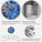 Blue and Grey ink Universe - Modern Wall Clock-887030015