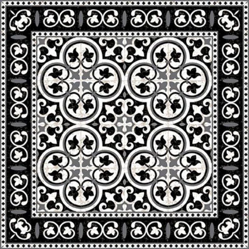 Pinta  Cushioned Kitchen Mat, Black, Rectangle 2' x 4'