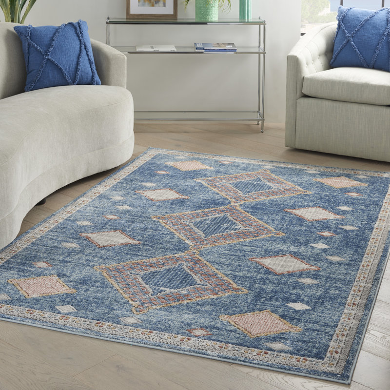 Brinkema Geometric Indoor Rug, Rectangle 5'3" x 7'3"