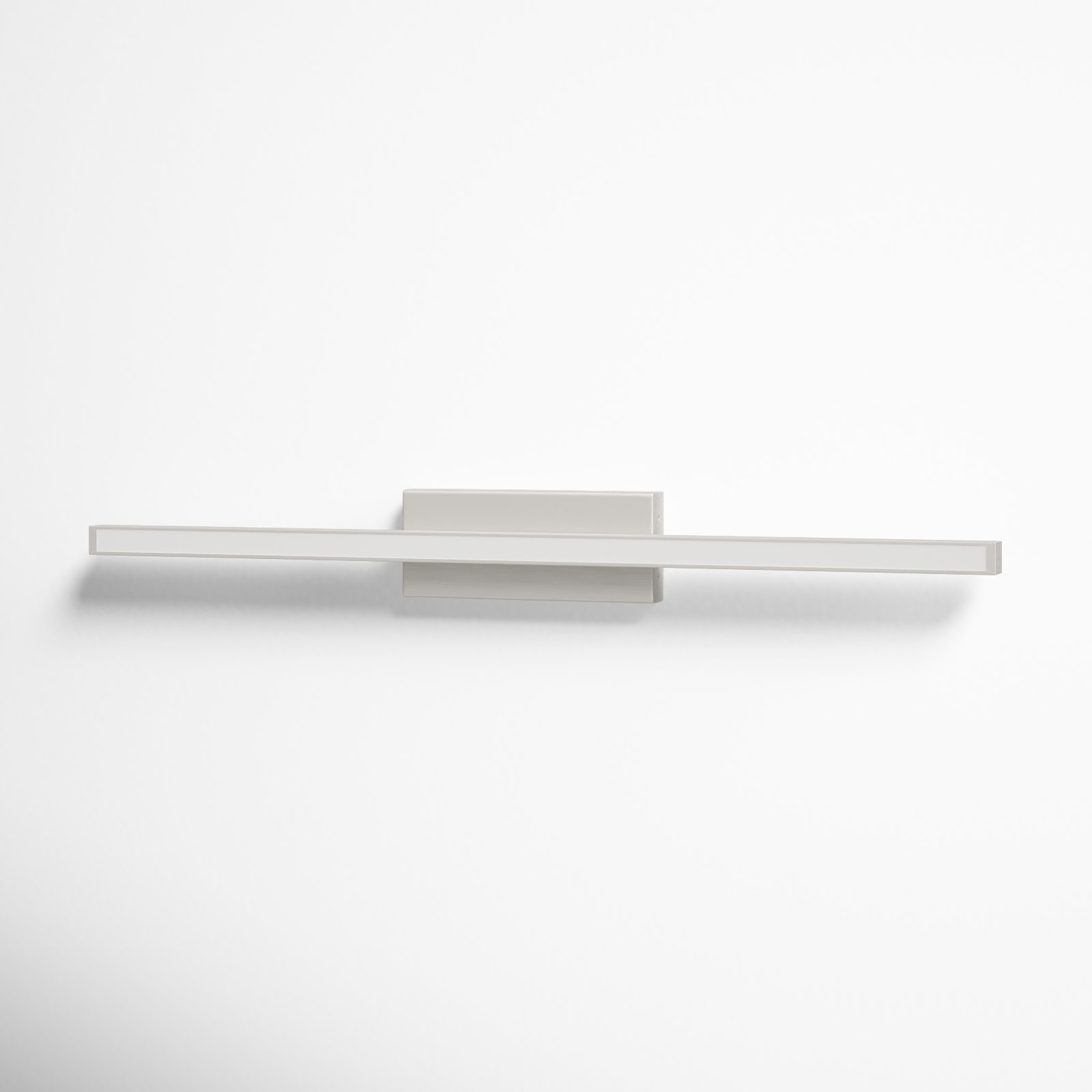 Rochelle Single Light Dimmable Flush Mount Sconce, 2.75" H x 1.63" W x 24" D, Brushed Nickel