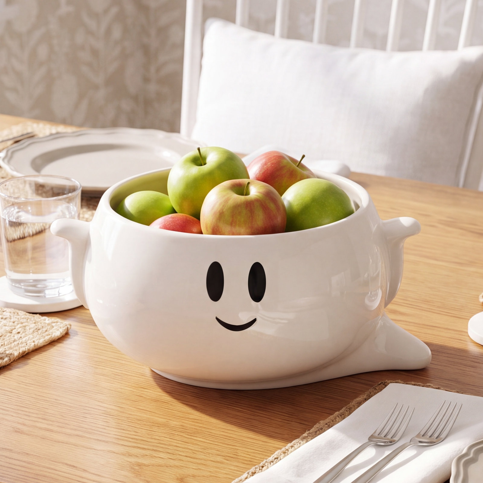 Arcadia Ghost Porcelain Nut Bowl