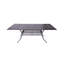 Ensemble de salle à manger rectangulaire en aluminium pour 6 personnes avec coussins Sunbrella