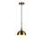 Caillin 1 - Light Brass Single Pendant-152244963